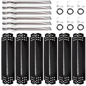 Grill Replacement Parts for Nexgrill 6 Burner 720-0898, 720-0898A, Nexgrill 720-0888, 720-0888N, 720-0830H, 720-0783E Gas Grill Models. Grill Burner Tubes, Heat Shield Tent Plates and Grill Igniters.