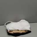 BQTQ 6 Pcs V Neck Bralettes for Women Padded Bralette with Straps Seamless Bra (Large, Black, White, Beige)