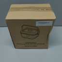 Divided Chilled Serving Tray for Parties,Ice Chilled Party Platter,Ice Serving Bowl with Lid and Handle,Charcuterie Serving Board,Cold Dish Dip for Fruit Seafood Vegetable Shrimp Cocktail Appetizer... (White)