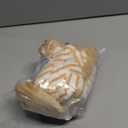 Amazon Essentials baby-girls Velour Overall and Long Sleeve Bodysuit Set (0-3 Months, Light Camel/Stripe)