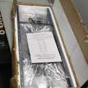 Shintenchi Bookshelf, Arched Bookshelf 5 Tier Bookcase, Tall Shelf for CDs/Books, Home Office Shelf Storage Organizer, Modern Book Shelf for Bedroom/Living Room, Rustic Brown