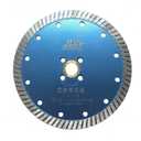 JDK 6 Inch Diamond Saw Blade for Granite, Marble, Quartz & Stone - Professional Continuous Rim Turbo Cutting Wheel for Angle Grinder & Masonry Saw - Fits 7/8" and 5/8" Arbor (JDK1801C)