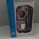 Bluetooth Speaker, 300W Peak Power Wireless Boombox Speakers with Deep Bass, Portable Loud Stereo Sound Large Subwoofer with Led Light Show for Party Outdoor Camping (Black)