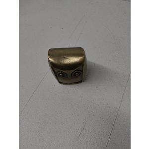 HD Designs Aluminum Owl - Gold, 3.6 in