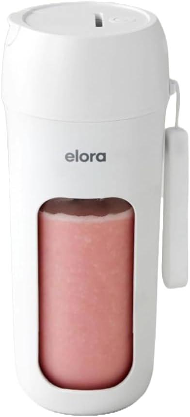Elora Wireless Portable Blender - Powerful 10-Blade System, 80 Watt, USB-C Rechargeable Blender for Smoothies, Shakes, and Juices