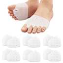 Toe Separators for Women & Toe Spacers for Men, 6 Pairs Soft Silicone for Daily Comfort - Bunion Relief, Toe Alignment, Pedicure