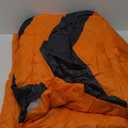 MalloMe Sleeping Bags for Adults Cold Weather & Warm - Backpacking Camping Sleeping Bag for Kids 10-12, Girls, Boys - Lightweight Compact Camping Essentials Gear Accessories Hiking Sleep Must Haves (50-80F Everyday 3 Season - Orange)