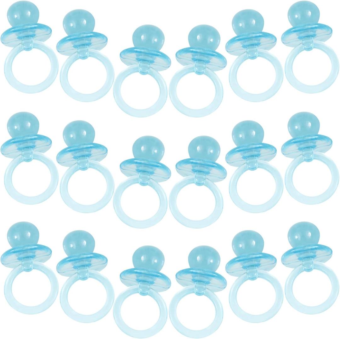 Unique Blue Pacifier Boy Baby Shower Favor Charms, 18ct (13641)