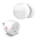 Wireless Motion Sensor Light Switch with Built-in Timer Settings, PIR Motion Sensor Plug Outlet with 3 Adjustable Ranges, Auto On/Off, Ideal for Garage & Storage Room, Compatible with All Light Bulbs