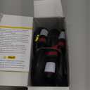 QUMY Dog Shoes for Large Dogs, Medium Dog Boots & Paw Protectors for Winter Snowy Day, Summer Hot Pavement, Water-Resistant in Rainy Weather, Outdoor Walking, Indoor Hardfloors Skid-Resistant Sole (Size 6: 2.6''x3.0''(W*L) (Pack of 4))