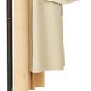 Metal Coat Rack, Stable Clothes Rack with Rock Base, Suitable For Bedroom, Hallway, Entrance, Office, For Hats, Coats, Scarves, 70.8 Inches High, Black