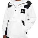 GRAY MONSTER Mens Hiking Outdoor Recreation Softshell Jackets Waterproof Outdoor Lightweight Jacket Rain Hood Windbreakers Raincoats (US, Alpha, Medium, Regular, Regular, White)