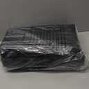 Ronlap 3 Tier Slim Rolling Storage Cart with Wheels Plastic Utility Cart Organizer for Snack Craft Art Postpartum Baby Diaper Nail Makeup in Bathroom Laundry Room Kitchen Bedside Narrow Space, Black