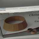 36in Extra Large Christmas Tree Collar - Wicker Woven Tree Collars for Artificial Trees - Large Rattan Rustic Farmhouse Basket for Tree Base Cover with Cord Cut-Out for 7.5ft 9ft 12ft Tree(Natural)