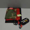 Rough Enough Small Tool Pouch Bag with Zipper Multipurpose Storage Organizer 3 Pack for Tactical Camping Fishing Hunting Survival Gear and Supplies