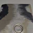 Sun Zero Burbank Watercolor Ogee Energy Efficient Grommet Curtain Panel, 54" x 84", Gray (Grey)