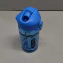 CamelBak Crayola Flip Straw Kids Water Bottle, Tritan, Spill-Proof, 14oz, Cerulean