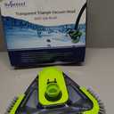 Sepetrel Upgrade Pool Vacuum Head with Side Brush & Universal Rotatable Hose Adapter,Weighted Triangular Shape(Safe for Vinyl Liner Pool)