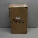 TIPGO Bathroom Trash Can with Lid, 10 Liter/ 2.6 Gallon Slim Garbage Can, Small Trash Bin Waste Basket with Pop-Up Lid for Kitchen, Bedroom, Living Room, Office (2 Pack, White)