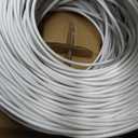 Rapink Cat6 Ethernet Cable 1000ft, Cat6 ethernet Cable 23AWG Solid Bare Copper 10G Support, UTP cat6 Cable 550MHZ, cat 6 Cable 1000ft POE Support White