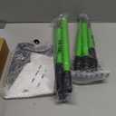 MXF Pooper Scooper, Dog Pooper Scooper Long Handle Stainless Metal Tray and Rake Set for Medium Small Dogs Heavy Duty - Use on Grass, Dirt or Gravel - Pet Supplies (Green)