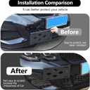 Car Front License Plate Frame Compatible with BMW 3 Series G20 G21/4 Series G22 G23 2020-2025 Front Bumper Tow Hook License Plate Mount Bracket License Plate Tag Holder Mounting Mount Adapter Kit