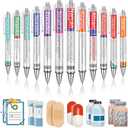 24 Pharmacy Pens Gifts Technician Accessories for Nurse with 12 Sticky Notes Accessories for Work Funny Pharmacy Drug Nursing Cna Week Pens Gifts Medical Assistant Pharmacist Bulk