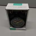 La Crosse 617-3314BG Black Twin Bell Quartz Alarm Clock