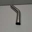 2"OD 45 Degree Exhaust Tube Made of High Quality Stainless Steel DIY Exhaust Pipe