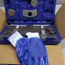 Orion Motor Tech 24pc Brake Caliper Compression Tool Set, Heavy Duty Brake Piston Compressor Tool and Wind Back Tool Kit for Brake Pad Replacement, Universal Disc Brake Caliper Tool Set with Blue Case