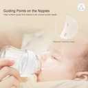 Gulicola Natural Flow Baby Bottle Silicone Nipple Level 1, Slow Flow (S), 1+ Months, 3 Counts (Pack of 1)