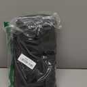 Mens Linen Pants Lightweight Casual Pants Straight-Legs Loose Fit Summer Beach Yoga Trousers with Pockets (3X-Large, Black-1)