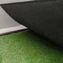 HQ4us Dog Grass Pad with Tray Large 3423 Dog Litter Box Toilet with 2Artificial Grass for Dogs with Hemmed Edge, Pee Pads for Dogs, Realistic, Less Stink, Potty for Balcony