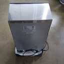 Ice Maker, Commercial Ice Machine,100Lbs/Day, Stainless Steel Ice Machine with 48 Lbs Capacity, Ideal for Restaurant, Bars, Home and Offices, Includes Scoop Silver