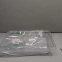 Rubbermaid 3307 2 gallon Capacity, 18" Length x 12" Width x 3-1/2" Depth, Clear Color, Polycarbonate Food and Tote Box