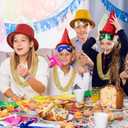 100PCS Bead Necklace, Gold Mardi Gras Beads Party Stuff, 33" Mardi Gras Christmas Beads Toy Costume, Festival Parade Throw Accessories for Wedding Birthday Pirate Party Baby Shower Supplies Decor