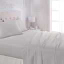 Amazon Basics Lightweight Super Soft Comfortable Breathable Wrinkle Resistant Microfiber 4 Piece Bed Sheet Set with 14-Inch Deep Pockets, Queen, Light Gray, Solid