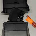 Upgraded Center Console Organizer for 2023 2024 2025 Honda Pilot & 2024 2025 Honda Ridgeline/Passport Accessories Armrest Hidden Storage Box Organizer Tray ABS Material,2PCS