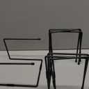 HPC DECOR 4PCS Black Metal Pizza Stands for Tables- Pizza Pan Riser Rack Holder- Food Display Riser Stands for Party Buffet Table Platter Tray- Metal Display Stands for Home, Restaurant, Catering