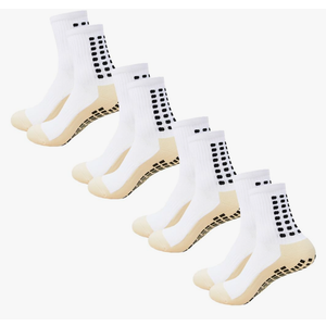 fjberrtsat Men's Socks Soccer Non Skid Ball Football Socks Anti-Slip Athletic Non Slip Pads for Basketball Sports Sock