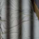 12 Panels 5x20ft Ivory Ceiling Drapes for Wedding Parties, Wrinkle Free Thick Polyester 20ft Extra Long Wedding Draping Ivory Ceiling Curtains Arch Drapery for Birthday Party Canopy Tent Decor, 60"W x 240"L
