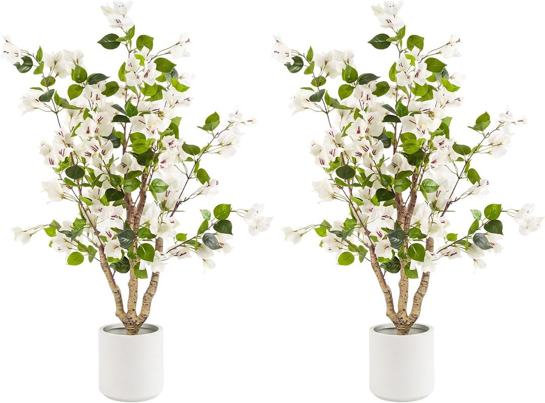 3ft 2-Pack Artificial Bougainvillea Trees