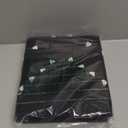 LIVEBOX Black Outdoor Entryway Rug, Washable Boho Porch Rug Cotton Front Door Mat, Moroccan Woven Area Rugs Throw Carpet for Layered Front Door (2.3' x 3.6')