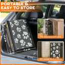 Dog Ramp for Car 71"x17.2" Wide Portable Folding Pet Ramp with Non-Slip Surface. Extra Wide Portable Ramp for Large, Small & Senior Dogs to Get in Cars, SUVs, Trucks & Beds, Up to 250LBS