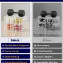 Kitsure Thicker & Sturdier Shoe Boxes - 12 Pack White Clear Plastic Foldable Storage Organizer with Magnetic Door, Reinforced Heavy-Duty Design for Sneakers, Toiletries & Accessories, 13.2"x9.8"x7.3"