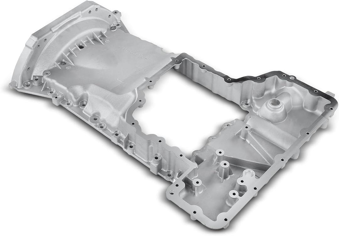 A-Premium Upper Engine Oil Pan Sump with Drain Plug Compatible with Mercedes-Benz GL350 GL450 GL550 2007-2010, R320 2007-2009, R350, R500, R550, R63 AMG, ML320, ML350, ML450, ML500, ML550, ML63 AMG