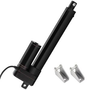 12V Linear Actuator 176lbs/800N 0.78"/s High Speed Linear Actuator Stroke 8Inch IP65 Protection Electric Actuator with Mounting Brackets, for Door Opener, Solar Tracker, Electric Lifting System