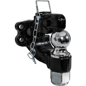 Buyers Products BH152516 15 Ton Combination Hitch, 2-5/16 Inch Ball Hitch & Pintle Hook, 30,000 lbs MGTW, Forged Steel Trailer Hitch for Trucks, Tow Hitch Receiver, Heavy Duty Towing Accessories