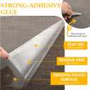 Anti Cat Scratch Furniture Protector, Extra Large Size 157x17.5 Inch Transparent PVC Couch Protector from Cat Claws, Heavy Duty, Easy to Apply Protect Sofa Corners, Doors, Walls