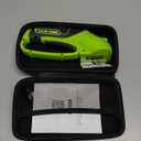 Fursnob Upgraded 4V Cordless Electric Scissors, Cardboard Cutter with 3 Blades,Case, USB Charging, Max Cutting 1/4" Rotary Box Cutter for Cardboard, Carpet & Plastic, Lightweight & Arthritis Friendly (Green)